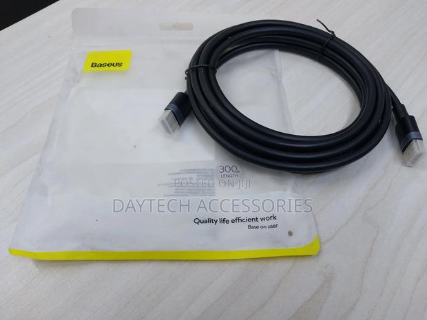 Baseus Hdmi to Hdmi Cable ( 60hz 3 Meters Black)