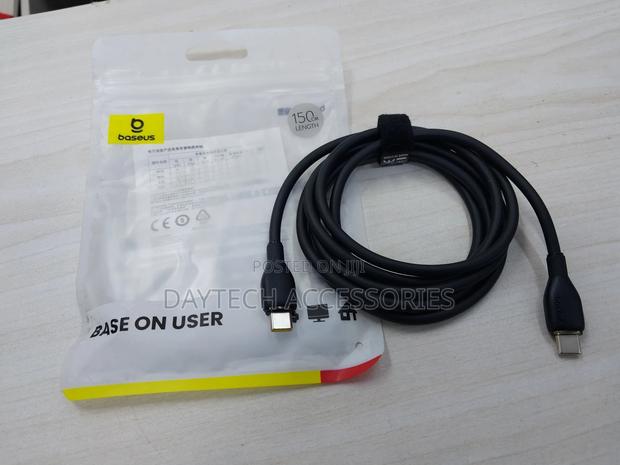 1.5m Baseus Usb-C to Usb-C Cable. - thumbnail 3