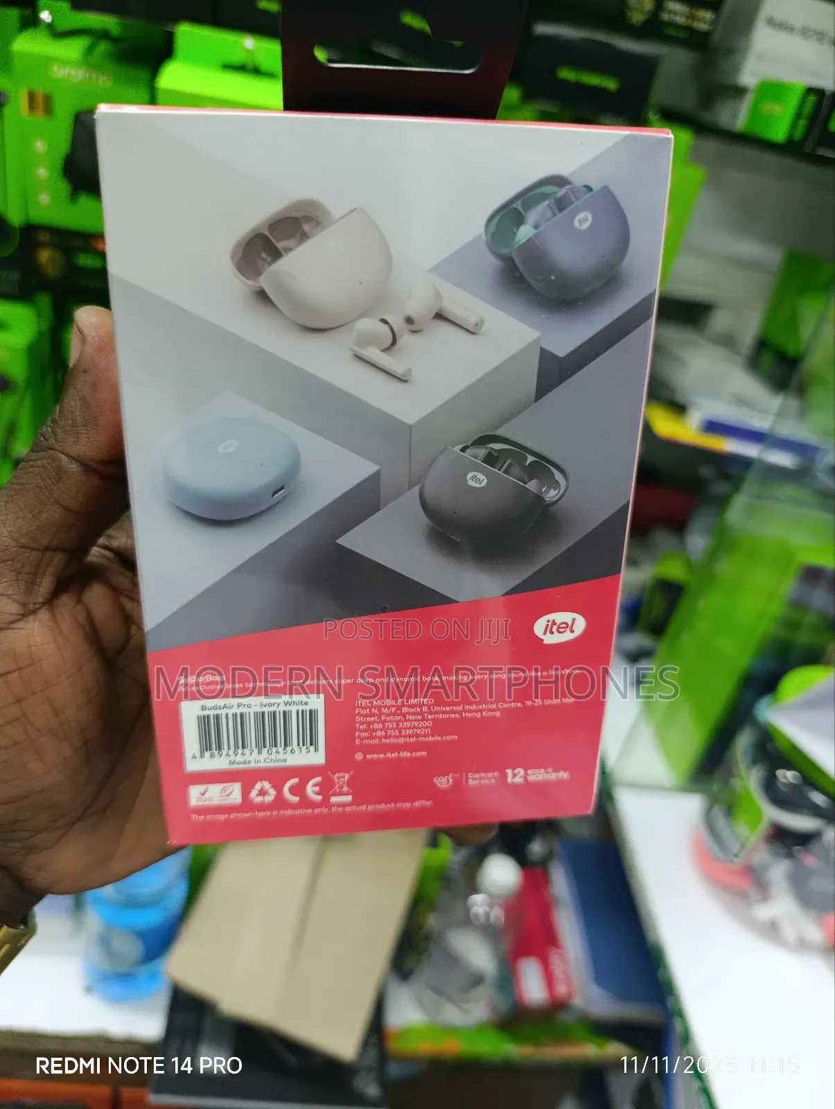New Itel Buds Air Pro Super Bass Wireless Bluetooth Earphones