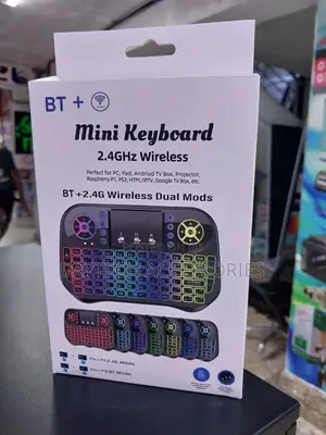 Bt+ Mini Keyboard With Touchpad and Backlighting.