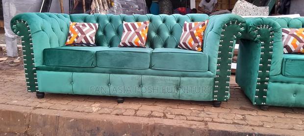 Tufted Chesterfield 3 Seater Sofa - main view