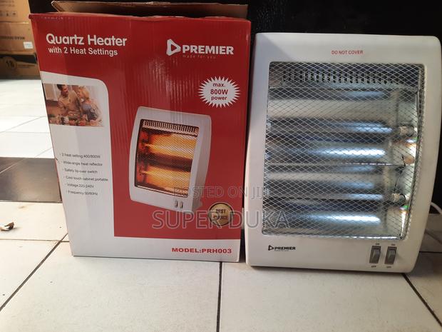 Premier Prh003 Quartz Heater With 2 Heat Settings, 800w Space Warmer - main view
