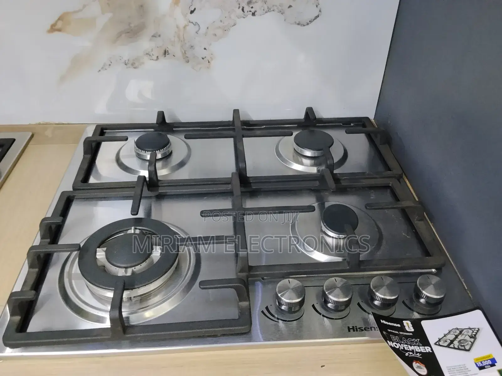 Hisense 60cm Built-in 4 Burner Gas Hob