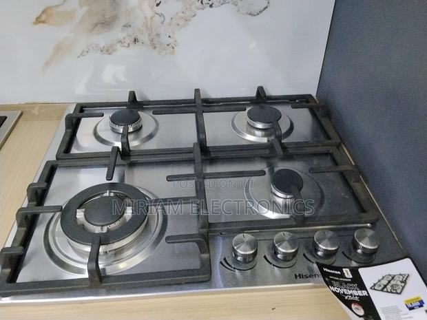 Hisense 60cm Built-in 4 Burner Gas Hob - thumbnail 3