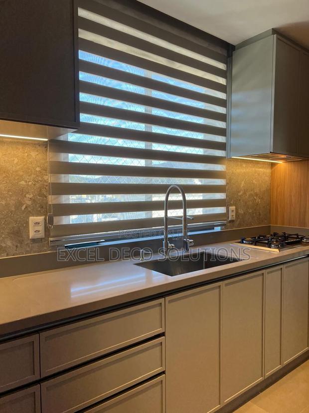 Modern Zebra Blinds for Homes Offices - main view