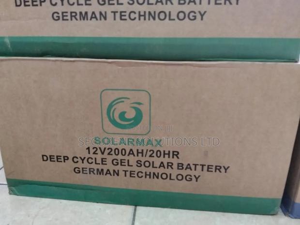 Solarmax 12v 200ah Deep Cycle Gel Solar Battery. - main view