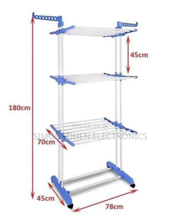 Detachable 50kg 3 Layer Cloth Hanger Rack - thumbnail 2