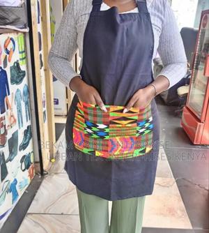 Trendy Customized Black Aprons - main view