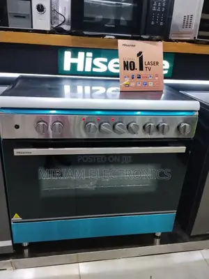 Hisense 4 Gas(1wok) +2 Electric Plate Hf942gees Cooker,90cm”60cm