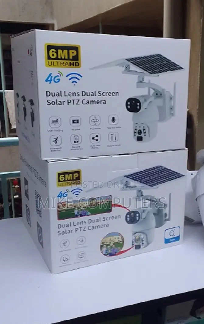 Quality 4mp Ubox 4g Solar PTZ Camera Ubox Solar PTZ