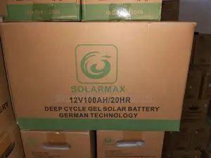 Solarmax 12v 100ah Deep Cycle Gel Solar Battery.