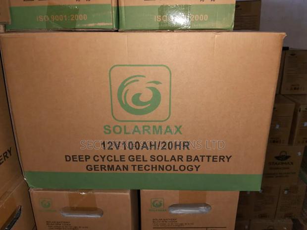 Solarmax 12v 100ah Deep Cycle Gel Solar Battery. - thumbnail 2