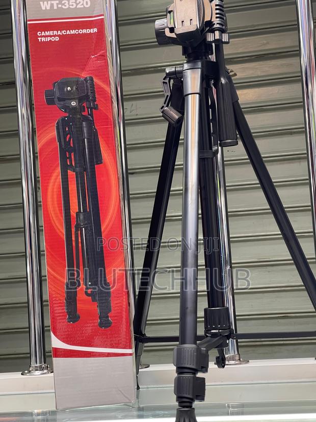 F-3520t Tripod Stand 1.4m With Phone Holder Camera Support - thumbnail 2