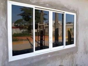 White Coated Aluminum Windows - main view