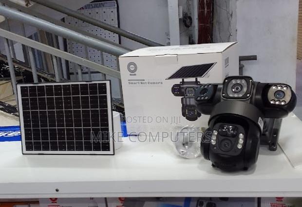 Triple-Lens Smart 3 Lens 3 Screen Solar Camerav380 New Solar Power - main view