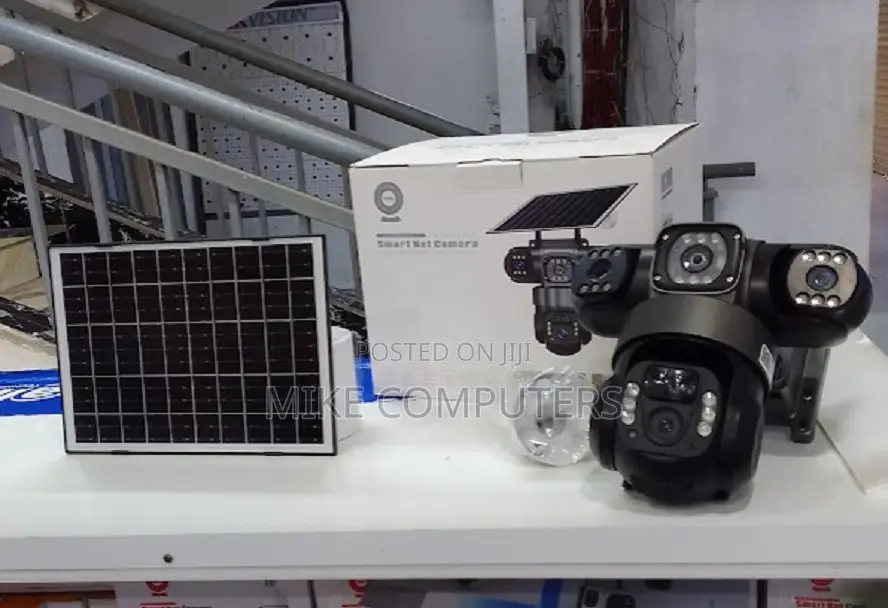 Triple-Lens Smart 3 Lens 3 Screen Solar Camerav380 New Solar Power