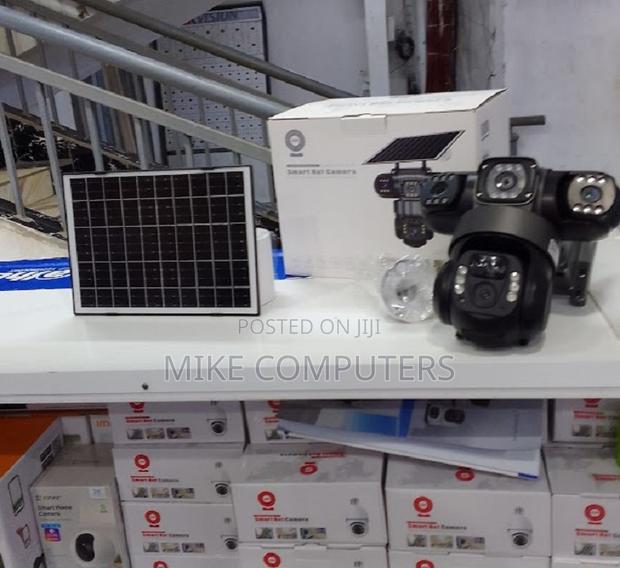 Triple-Lens Smart 3 Lens 3 Screen Solar Camera