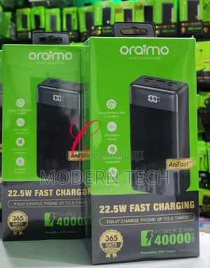 Oraimo Powerbox 400 22.5w Pd Qc 40000mah Power Bank