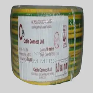Cable Connect 6.0 Mm Single Yellow/ Green (90 Mtr Roll)