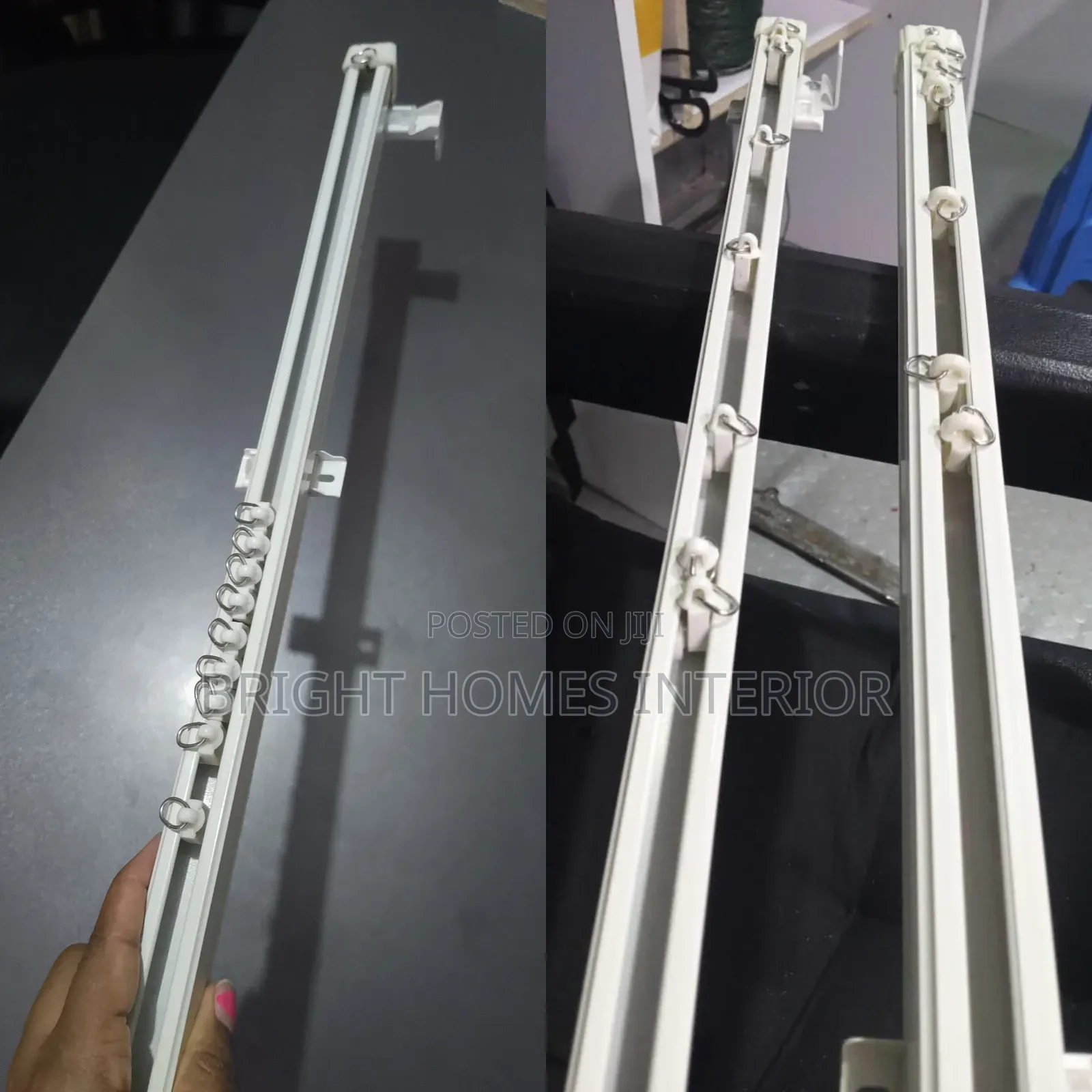 Curtain Rail With All Accessories Provided Available