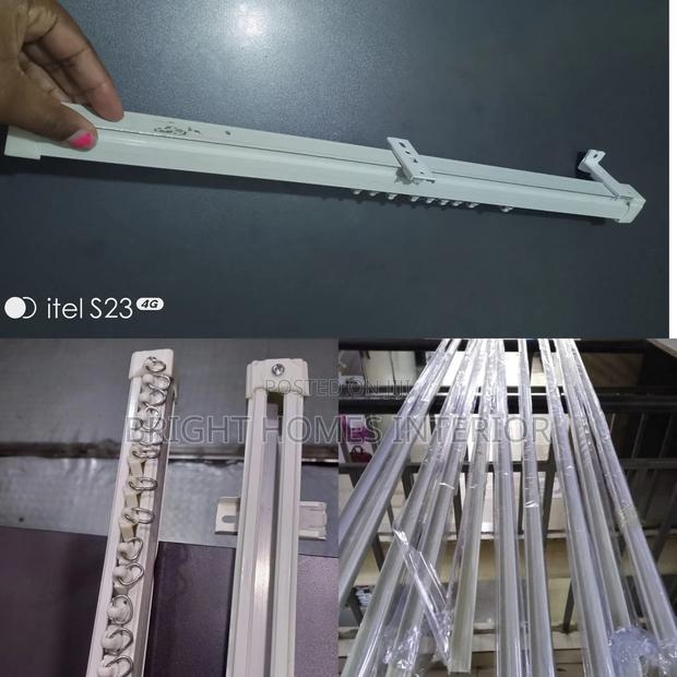 Curtain Rail With Ceiling Brackets Provided - main view