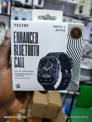 Tecno Watch 3 Active Wireless Call Smart Watch - main view