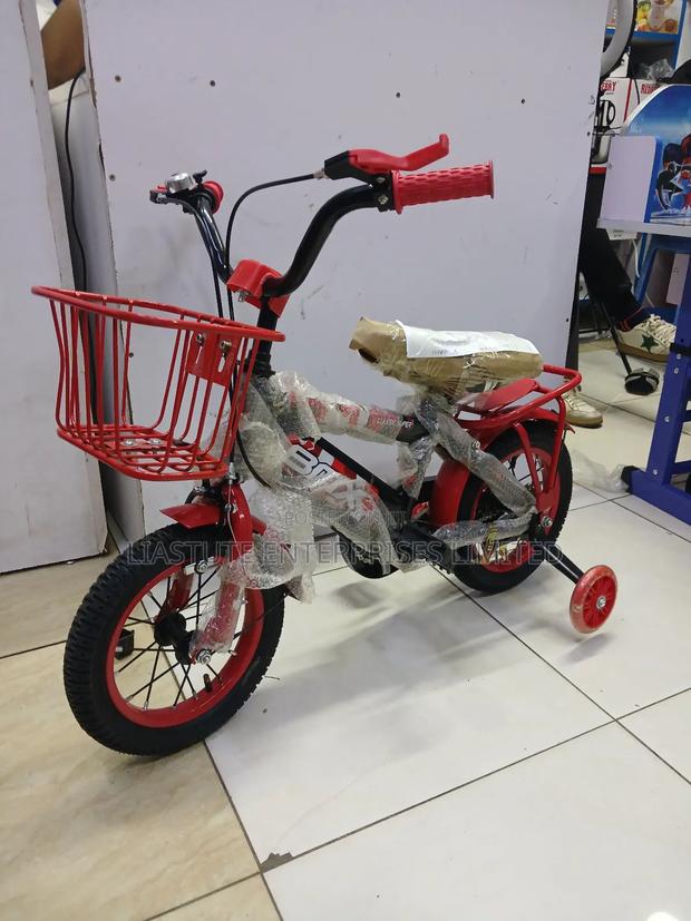 Children's Size 12 Starter Bicycle | Red/Black Frame - main view