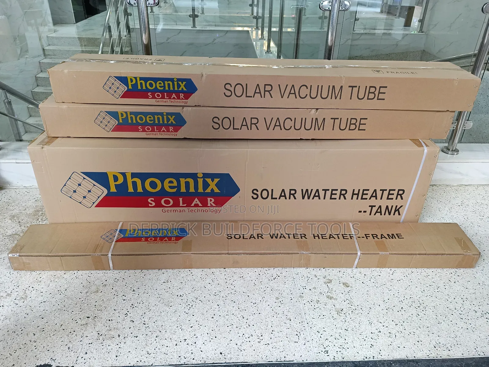 Phoenix 200l Non Pressurized Vacuum Tube Solar Water Heaters