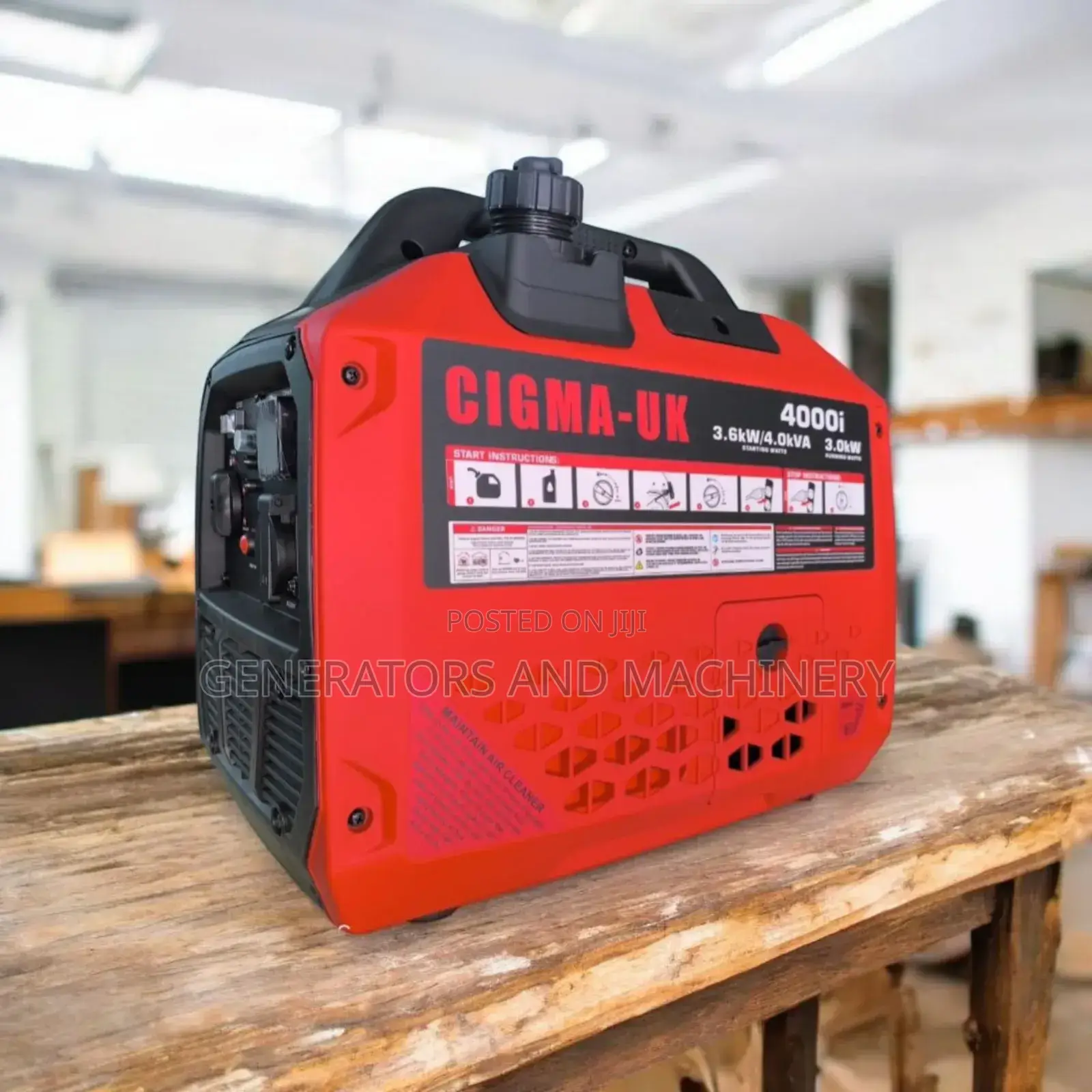 Km4000i- Cigma-Uk *4kva Generator