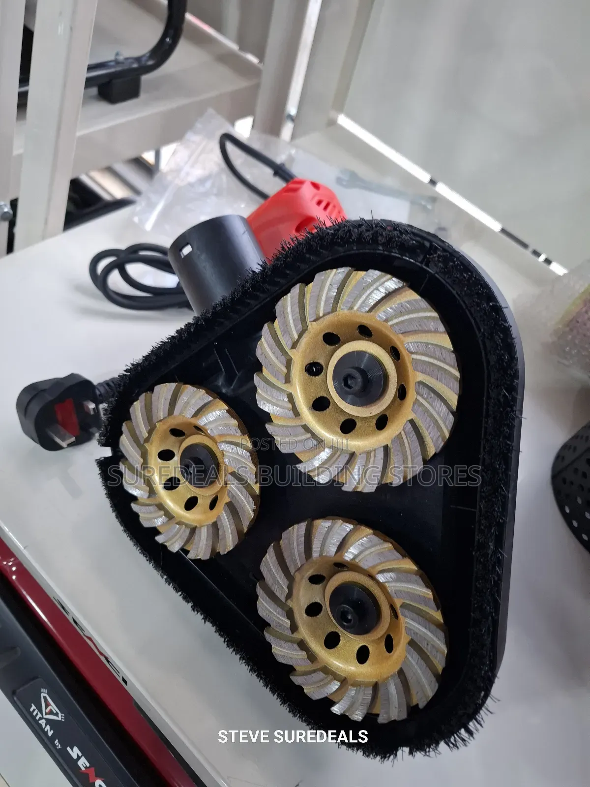 Hand-Held Concrete Grinding Machine