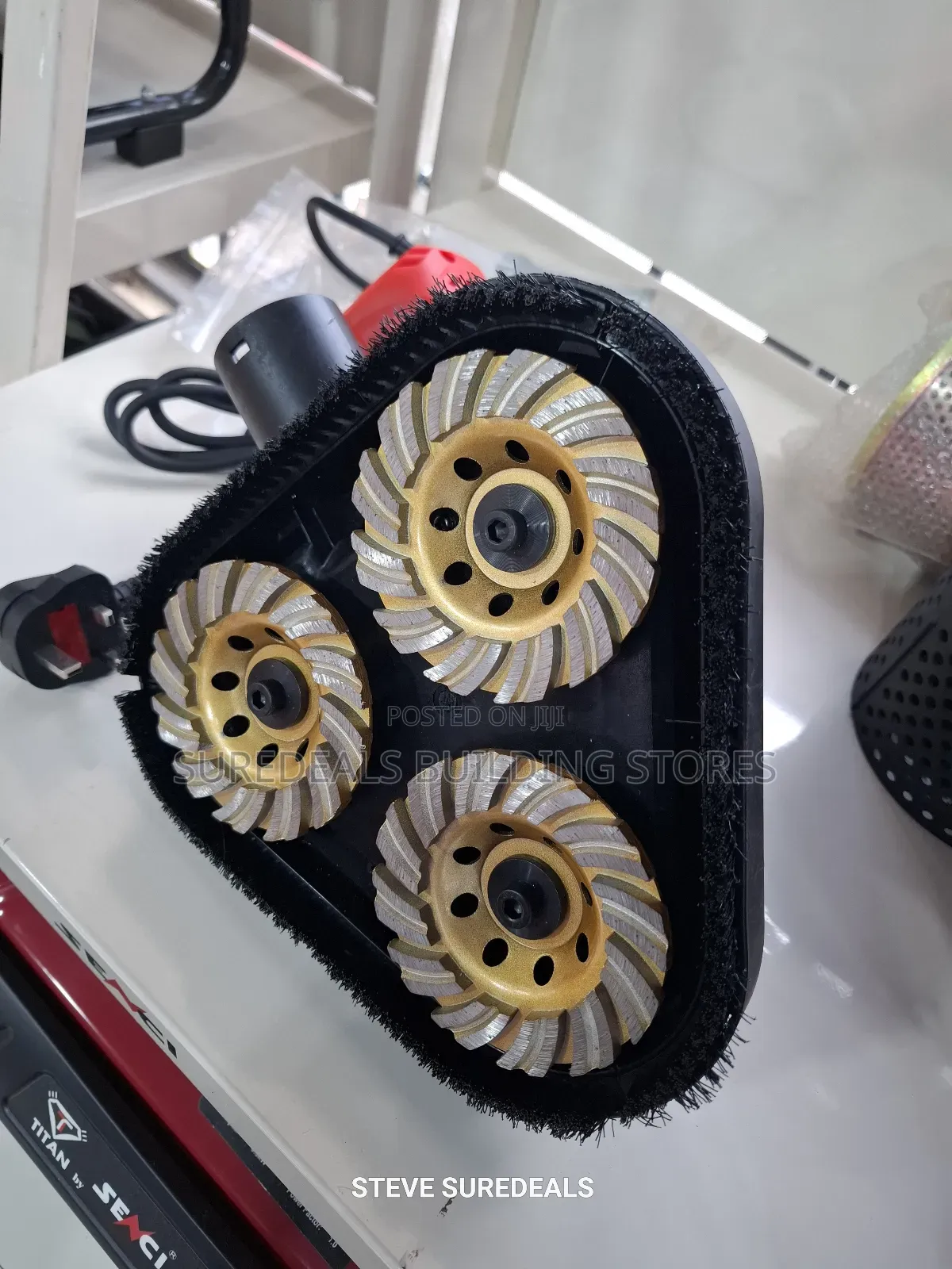 Hand-Held Concrete Grinding Machine