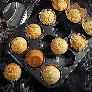 Nonstick 12 Hole Cupcake Baking Tin - thumbnail 2