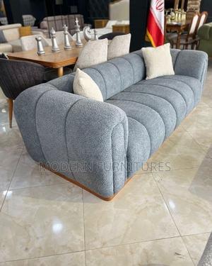 Grey 3 Seater Sofa - main view