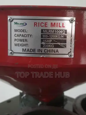 Heavy Duty Milano Rice Mill Machine 1200kg/Hr Without Motor