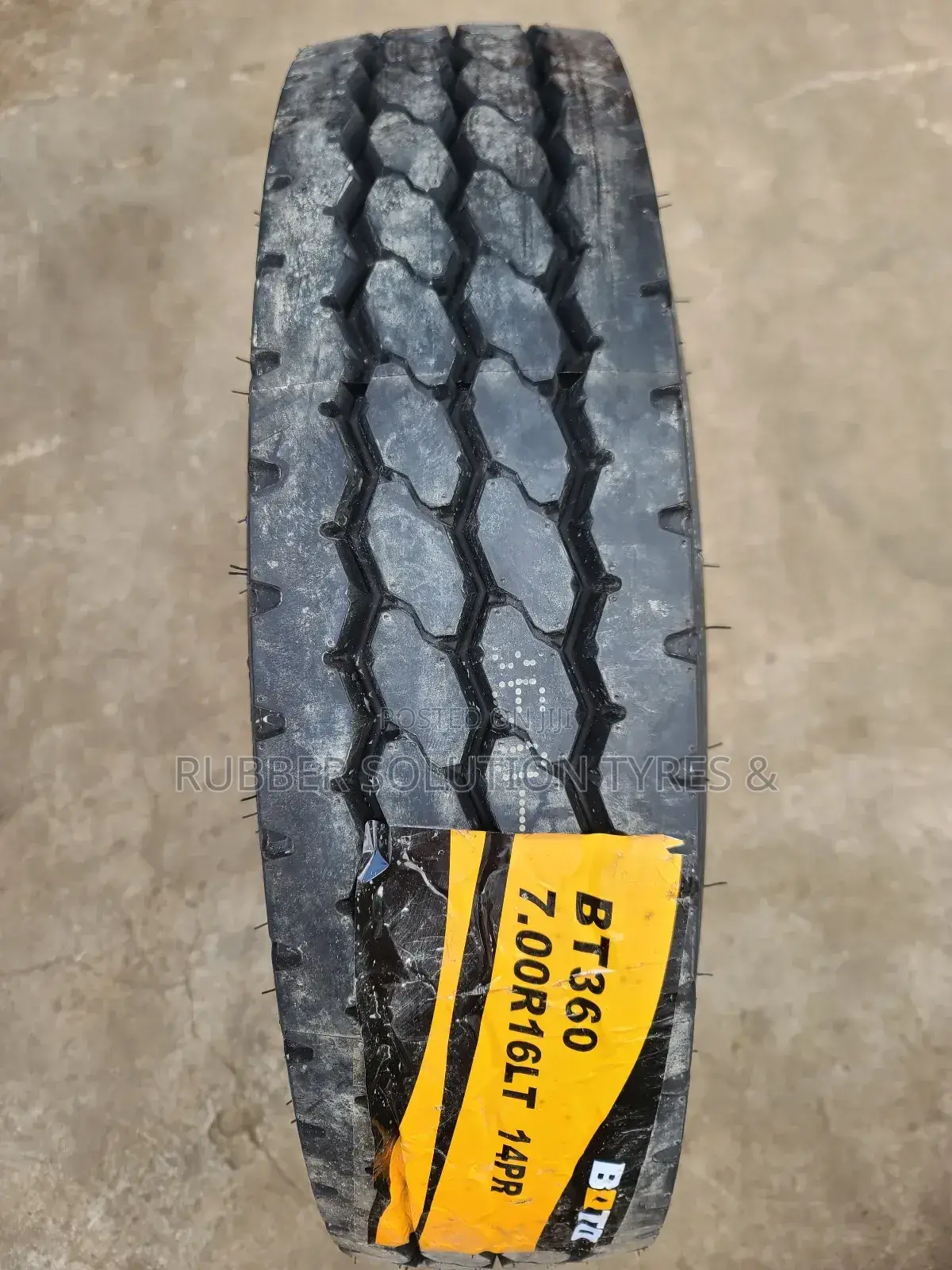 7.00 R16 Boto Tyres LT 14pr BT360 Lug