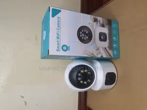Dual Lens 4mp Wireless Wifi CCTV Indoor Camera Two Way Audio