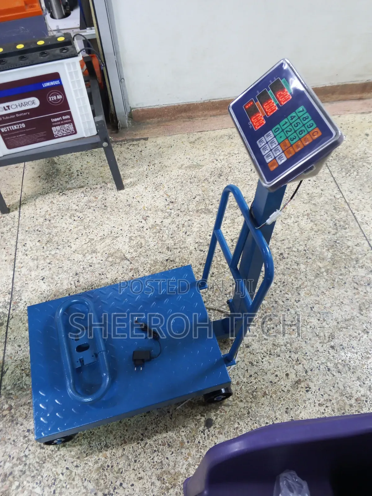 TCS Digital Platform Weighing Scale 600kg