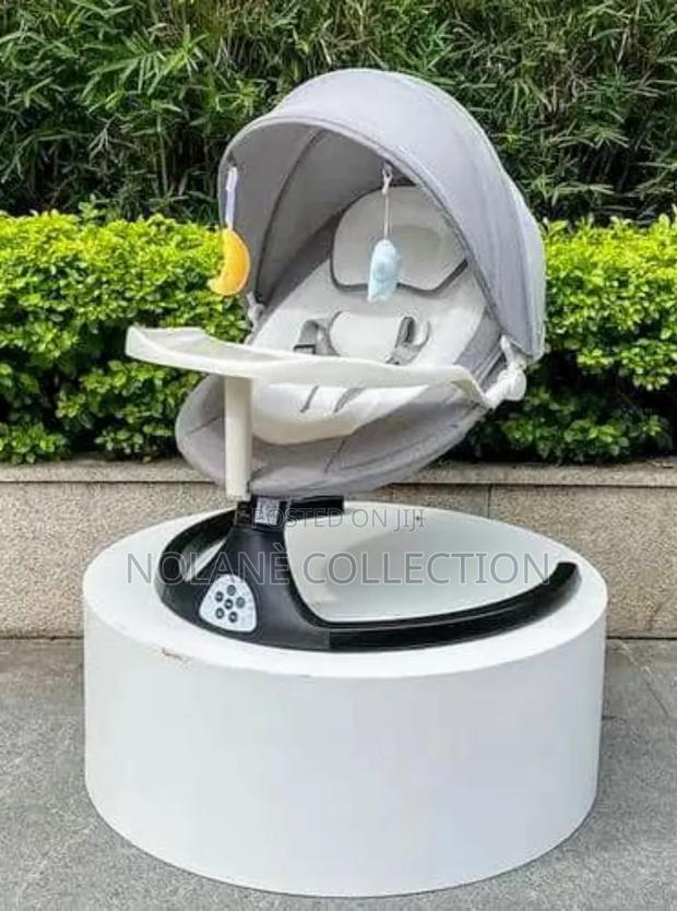 Electric Baby Swing With Feeding Tray