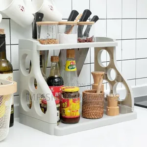 Double Layer Multifunctional Spice Rack