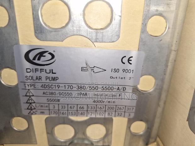 Difful 5.5kw Solar Water Pump