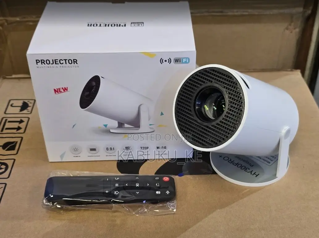 Android 12 Wifi Smart Projector Hy300 Pro+ 1gb+8gb