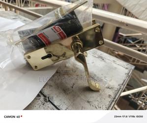 Union Zinc Scroll Handle Lock - thumbnail 2