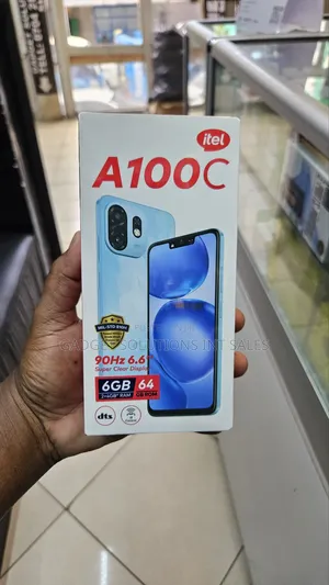 New Itel A100C 64 GB Blue