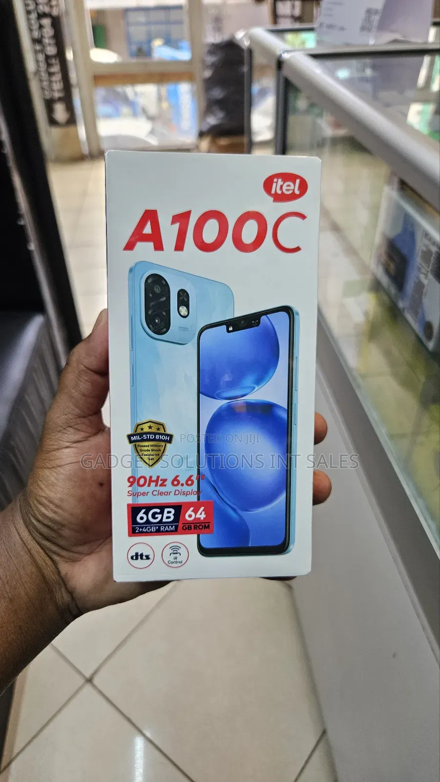 New Itel A100C 64 GB Blue