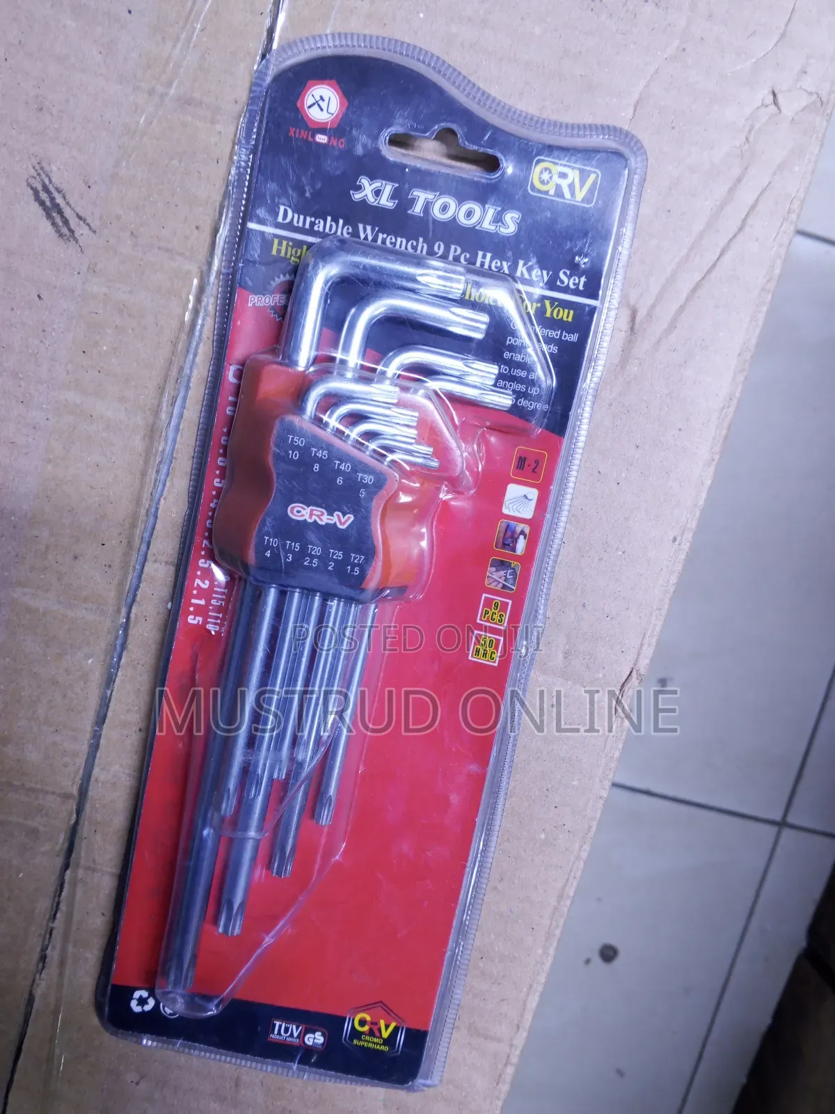 9 Pieces Hex Key Set