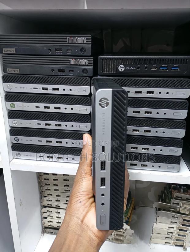 Desktop Computer HP EliteDesk 800 G3 8GB Intel Core I7 SSD 256GB - thumbnail 4
