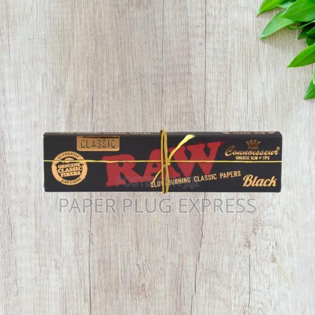 Raw Black Connoisseur Papers Kingsize Slim - Box - main view