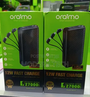 Oraimo Traveler Link 27 27000mah 12w Power Bank