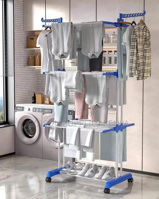 Clothes Drying Rack Foldable 3 Layer Clothes Hanging for Drying Rack