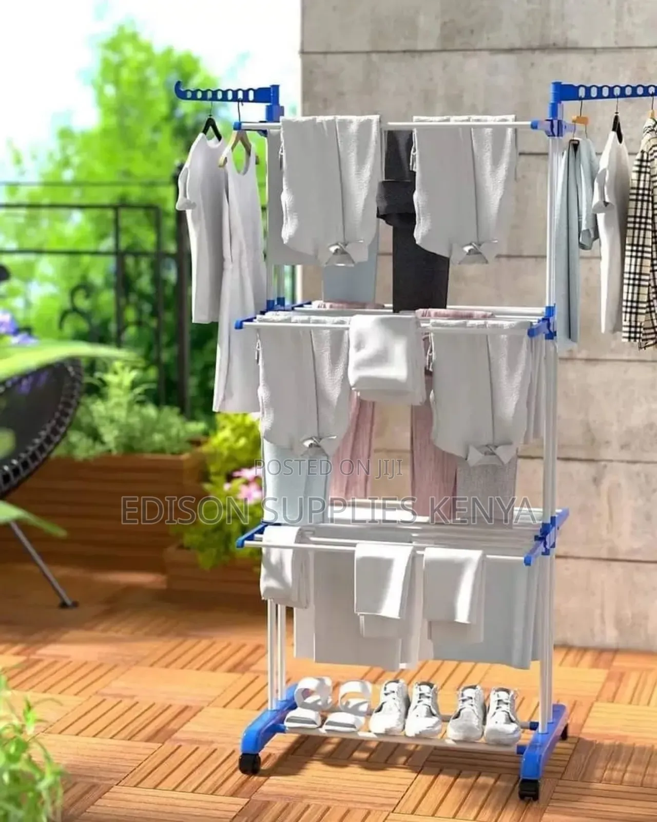 Clothes Drying Rack Foldable 3 Layer Clothes Hanging for Drying Rack